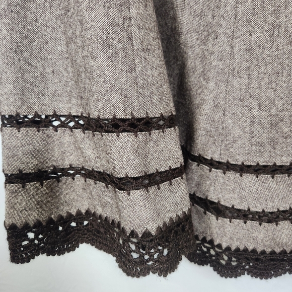 Vintage Talbots Gray Midi Pencil Skirt for Work - Picture 6 of 9